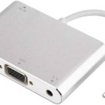 HD 1080P Lightning to HDMI VGA Audio Adapter for