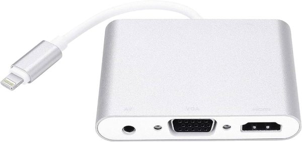 HD 1080P Lightning to HDMI VGA Audio Adapter for - Image 2