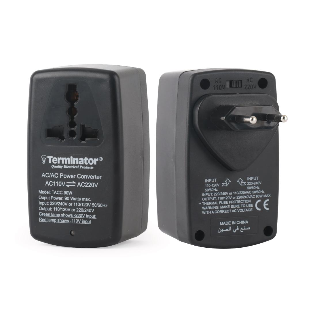 Terminator AC-AC Dual Voltage Power Converter 90W