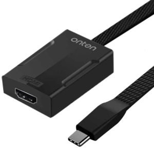 Onten TYPE-C to 2K VGA Adapter OTN-9588 (Grey)