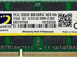 TwinMOS 8GB RAM DDR3 1600MHz SO-DIMM, 1.5V for MacBook/MacBook Pro