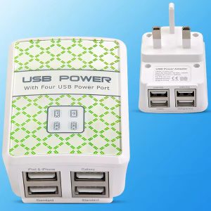 USB power Adapter 4-ports