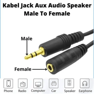 Aux audio speaker male to female