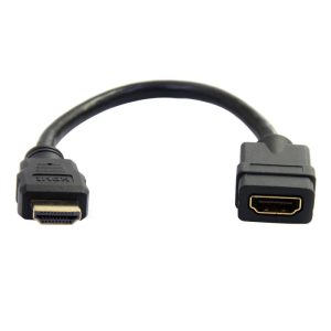 Male HDMI to Female HDMI (~12cm)